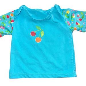 Girls outfit 3-6 months cherry top